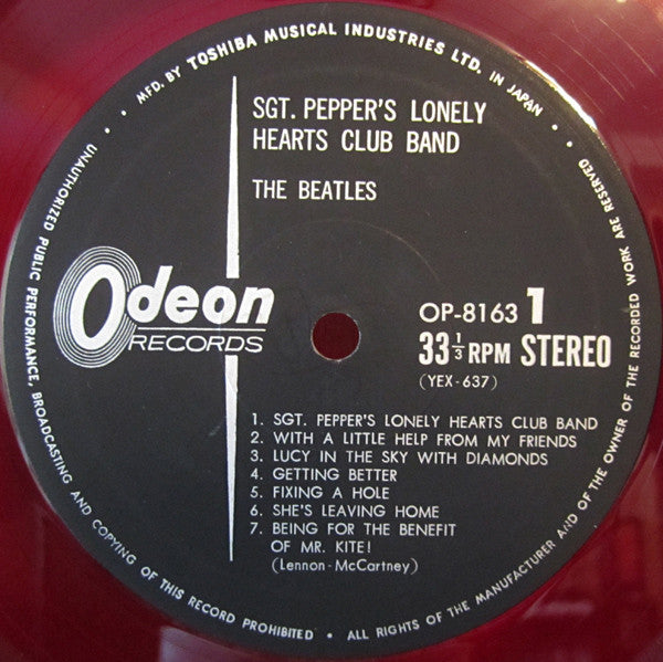 The Beatles - Sgt. Pepper's Lonely Hearts Club Band = サージェント・ペーパーズ・...