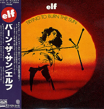 ELF (3) - Trying To Burn The Sun (Vinyl, LP, Album) Very Good Plus (VG+) / Good Plus (G+)
