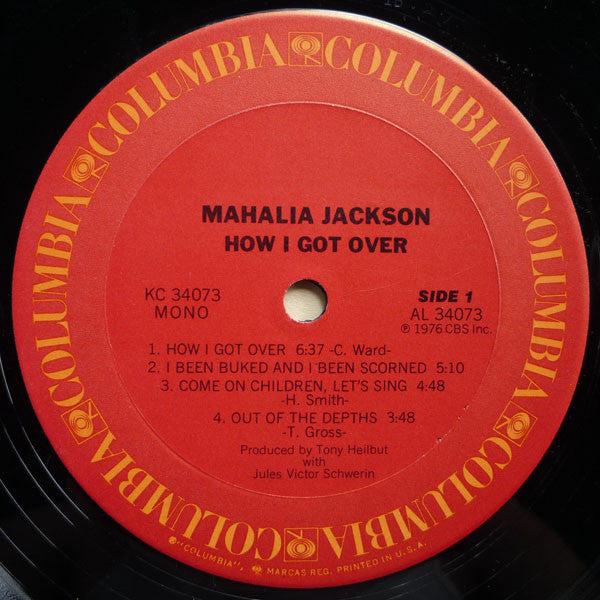 Mahalia Jackson - How I Got Over (Vinyl, LP, Album, Mono) Very Good Plus (VG+) / Very Good Plus (VG+)