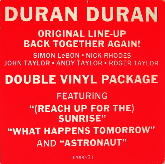 Duran Duran - Astronaut (2xVinyl, LP, Album) Very Good Plus (VG+) / Near Mint (NM or M-)