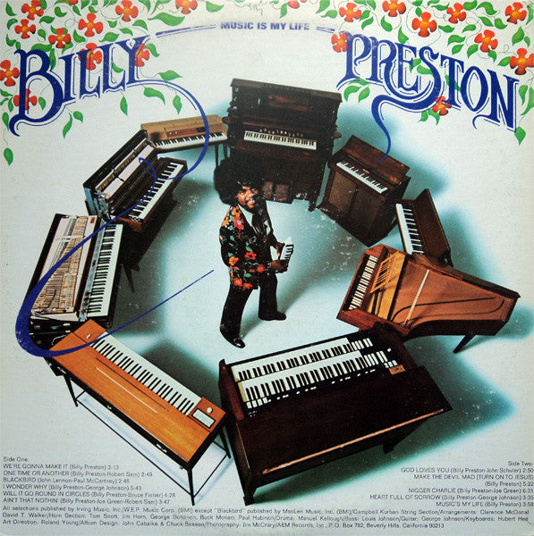 Billy Preston - Music Is My Life (Vinyl, LP, Album) Very Good (VG) / Very Good (VG)