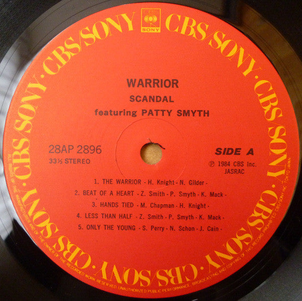 Scandal (4) - Warrior (Vinyl, LP, Album)