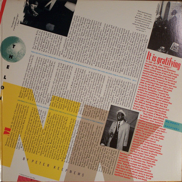 Various - That's The Way I Feel Now - A Tribute To Thelonious Monk (2xVinyl, LP, Album) Good Plus (G+) / Good Plus (G+)
