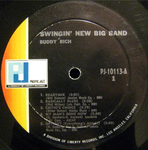 Buddy Rich - Swingin' New Big Band (Vinyl, LP, Album, Stereo) Very Good Plus (VG+) / Very Good Plus (VG+)