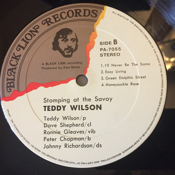 Teddy Wilson - Stomping At The Savoy (Vinyl, LP, Album) Very Good Plus (VG+) / Very Good Plus (VG+)