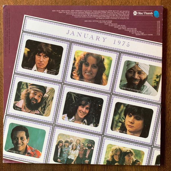 John Mayall - New Year, New Band, New Company (Vinyl, LP, Album) Very Good Plus (VG+) / Very Good (VG)