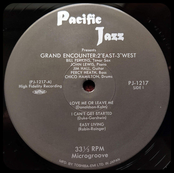 John Lewis (2) - Grand Encounter: 2 Degrees East - 3 Degrees West (Vinyl, LP, Album, Limited Edition, Reissue, Mono) Very Good Plus (VG+) / Very Good Plus (VG+)
