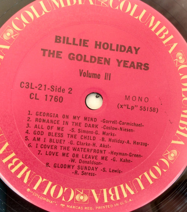 Billie Holiday - The Golden Years (Vinyl, Box Set, LP, Compilation,...