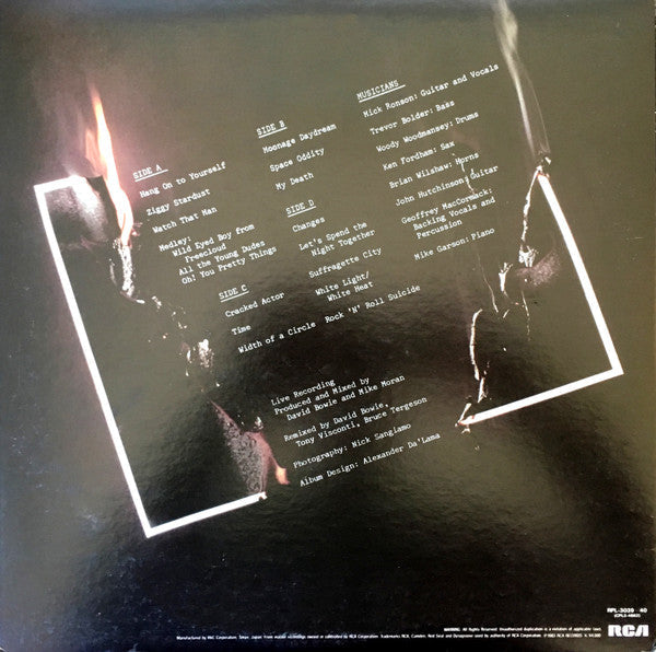 David Bowie - Ziggy Stardust - The Motion Picture (2xVinyl, LP, Album, Promo) Very Good Plus (VG+) / Very Good (VG)