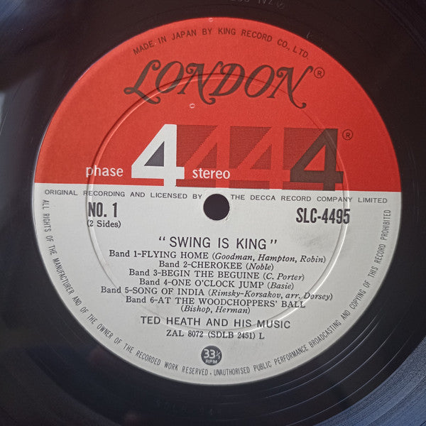 Ted Heath And His Music - Swing Is King (Vinyl, LP, Compilation, Stereo) Very Good (VG) / Very Good (VG)