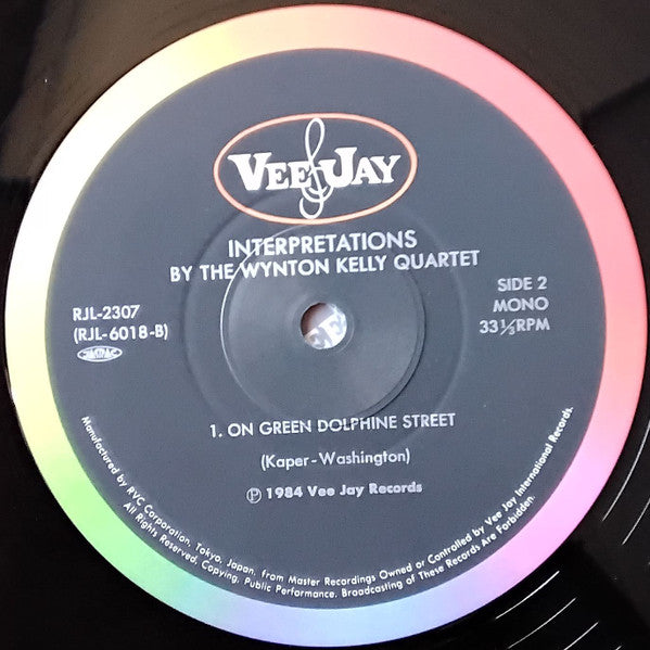 The Wynton Kelly Quartet - Interpretations By The Wynton Kelly Quartet (2xVinyl, LP, Album, Reissue, Mono) Very Good Plus (VG+) / Very Good Plus (VG+)