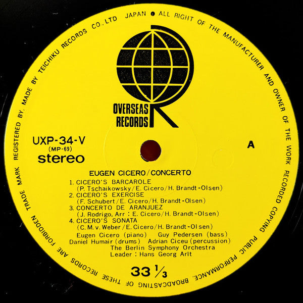 Eugen Cicero - Concerto (Vinyl, LP, Album)