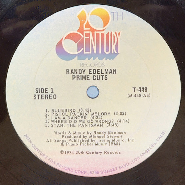 Randy Edelman - Prime Cuts (Vinyl, LP, Album, Stereo) Very Good Plus (VG+) / Good Plus (G+)