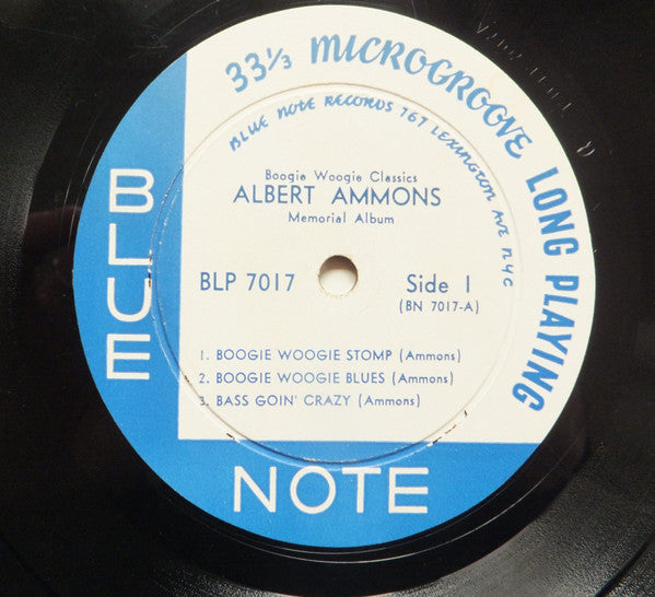 Albert Ammons - Boogie Woogie Classics (Vinyl, LP, 10") Good Plus (G+) / Fair (F)