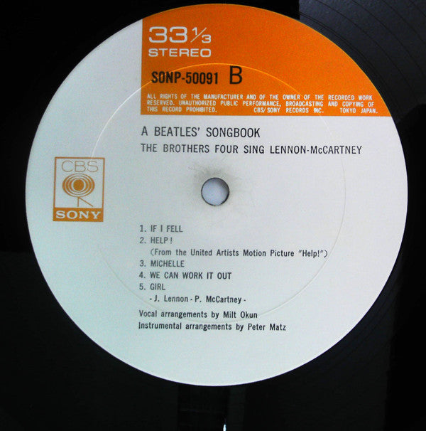 The Brothers Four - The Brothers Four Sing Lennon-McCartney (Vinyl,...
