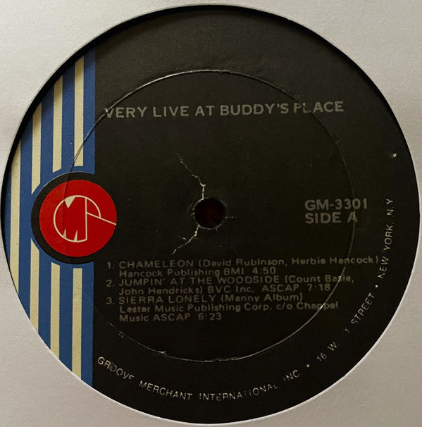 Buddy Rich - Very Live At Buddy's Place (Vinyl, LP, Album) Very Good (VG) / Good (G)