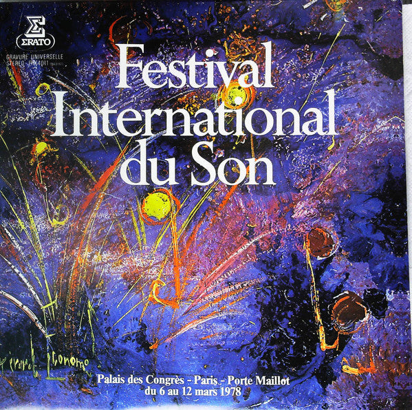 Various - Festival International Du Son 1978 (Vinyl, LP, Compilation) Very Good Plus (VG+) / Very Good Plus (VG+)