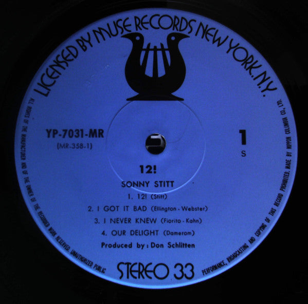 Sonny Stitt - 12! (Vinyl, LP, Album, Reissue) Very Good Plus (VG+) / Very Good (VG)