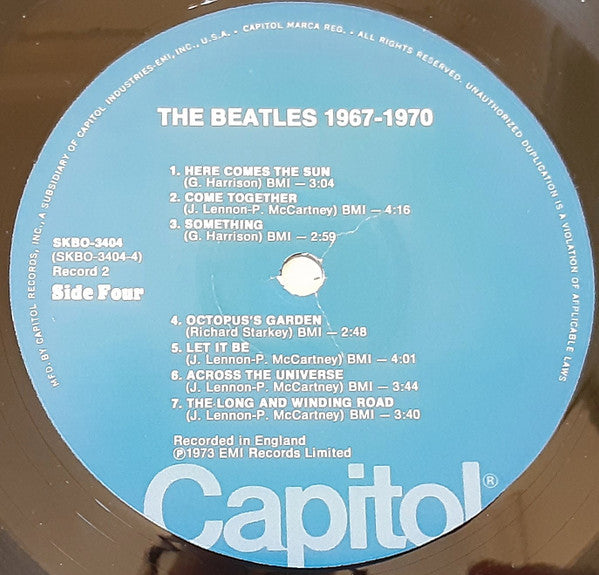 The Beatles - 1967-1970 (2xVinyl, LP, Compilation, Mispress, Reissue) Good Plus (G+) / Good Plus (G+)