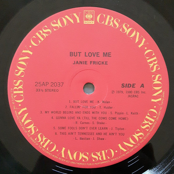 Janie Fricke - But Love Me (Vinyl, LP) Very Good (VG) / Very Good (VG)