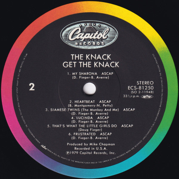 The Knack (3) - Get The Knack (Vinyl, LP, Album, Stereo)