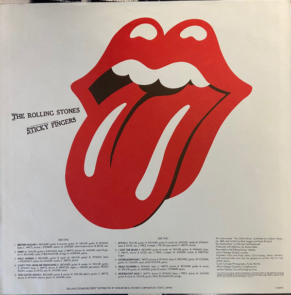 The Rolling Stones - Sticky Fingers (Vinyl, LP, Album, Stereo)