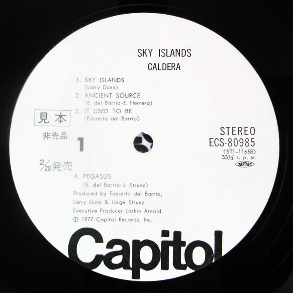 Caldera (2) - Sky Islands (Vinyl, LP, Album, Promo) Very Good Plus (VG+) / Very Good (VG)