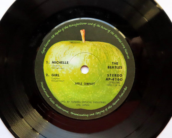 The Beatles - Michelle (Vinyl, 7", 33 ⅓ RPM, Reissue, Stereo) Very Good Plus (VG+) / Very Good (VG)