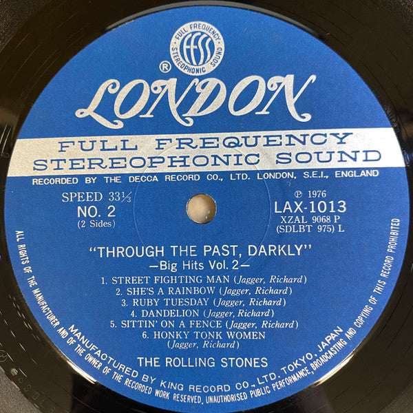 The Rolling Stones - Through The Past, Darkly (Big Hits Vol. 2) (Vinyl, LP, Compilation, Reissue, Stereo) Near Mint (NM or M-) / Very Good Plus (VG+)