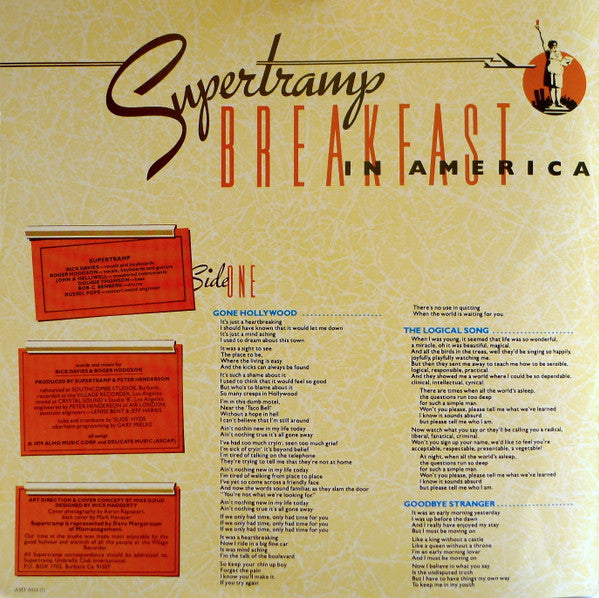 Supertramp - Breakfast In America (Vinyl, LP, Album, Stereo)