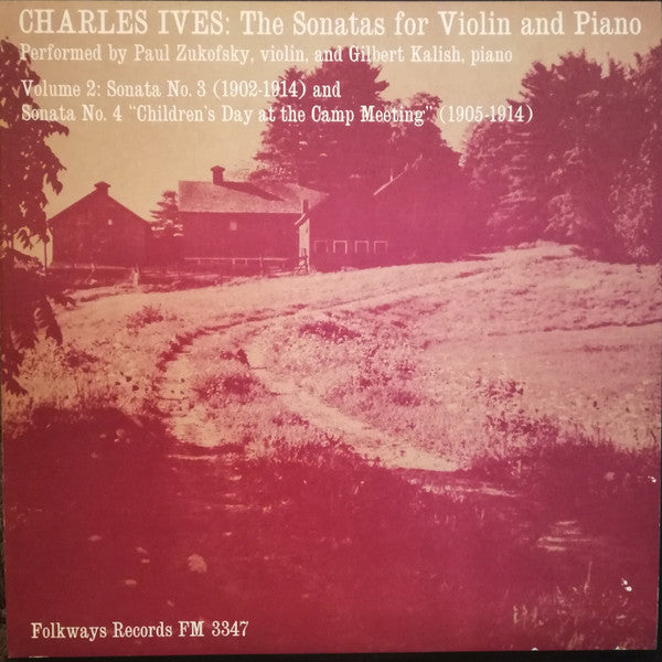 Charles Ives - Volume 2: Sonata No. 3 & Sonata No. 4 (Vinyl, LP, Album, Mono) Very Good Plus (VG+) / Very Good Plus (VG+)
