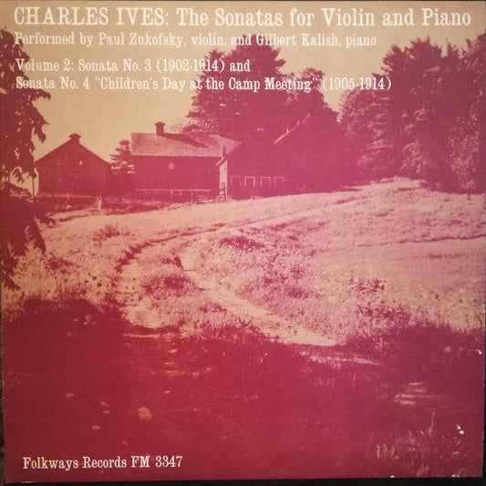 Charles Ives - Volume 2: Sonata No. 3 & Sonata No. 4 (Vinyl, LP, Album, Mono) Very Good Plus (VG+) / Very Good Plus (VG+)