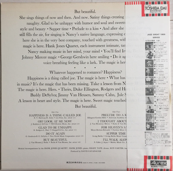 Nancy Wilson - But Beautiful (Vinyl, LP, Album, Reissue, Stereo) Very Good (VG) / Good Plus (G+)