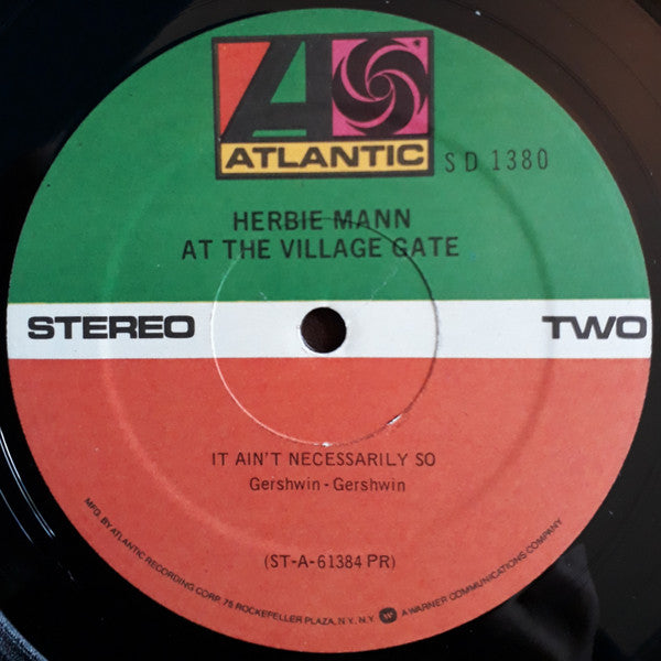Herbie Mann - Herbie Mann At The Village Gate (Vinyl, LP, Album, Reissue, Stereo) Very Good (VG) / Very Good Plus (VG+)