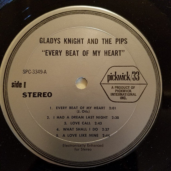 Gladys Knight And The Pips - Every Beat Of My Heart (Vinyl, LP, Compilation) Good Plus (G+) / Very Good (VG)