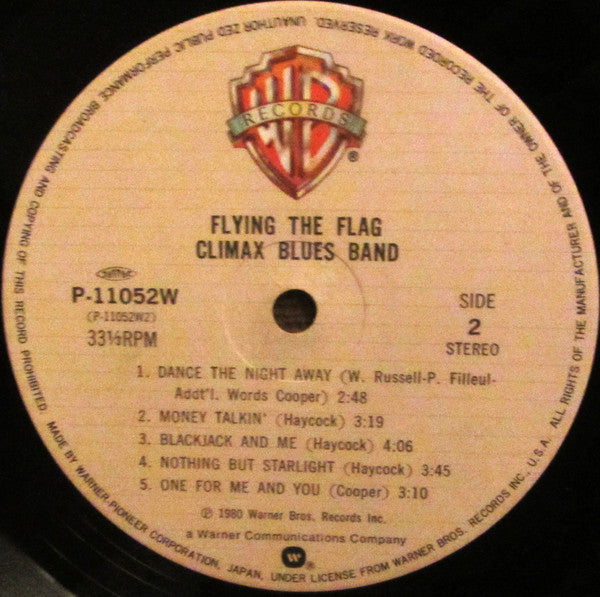 Climax Blues Band - Flying the Flag (Vinyl, LP, Album) Good Plus (G+) / Very Good Plus (VG+)