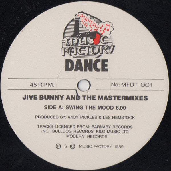 Jive Bunny And The Mastermixers - Swing The Mood (Vinyl, 12", 45 RPM, Single) Very Good (VG) / Very Good (VG)