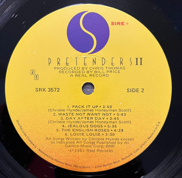 The Pretenders - Pretenders II (Vinyl, LP, Album) Very Good (VG) / Very Good (VG)