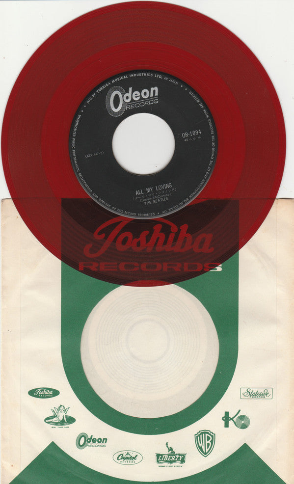 The Beatles - All My Loving / Love Me Do (Vinyl, 7", 45 RPM, Single) Very Good (VG) / Good Plus (G+)