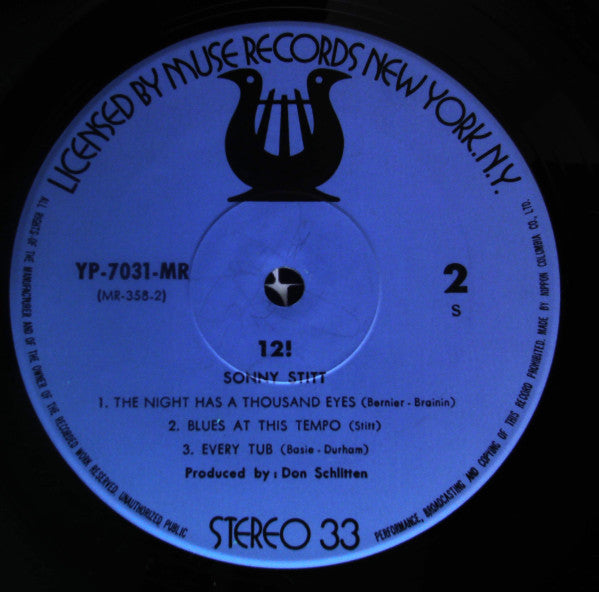 Sonny Stitt - 12! (Vinyl, LP, Album, Reissue) Very Good Plus (VG+) / Good Plus (G+)