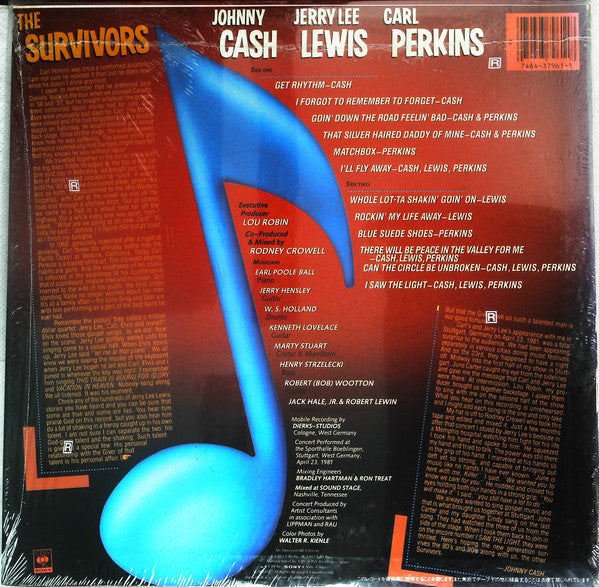 Johnny Cash - The Survivors (Vinyl, LP, Album) Very Good (VG) / Very Good (VG)