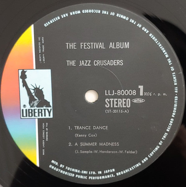 The Crusaders - The Festival Album (Vinyl, LP, Reissue, Stereo)