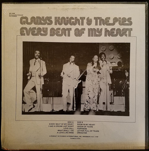 Gladys Knight And The Pips - Every Beat Of My Heart (Vinyl, LP, Compilation) Good Plus (G+) / Very Good (VG)