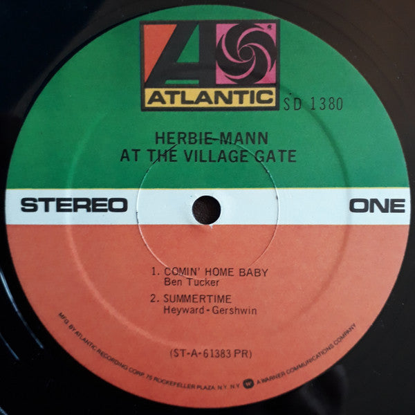 Herbie Mann - Herbie Mann At The Village Gate (Vinyl, LP, Album, Reissue, Stereo) Very Good (VG) / Very Good Plus (VG+)