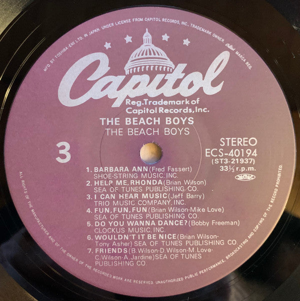 The Beach Boys - The Beach Boys (Vinyl, LP, Compilation, Stereo)