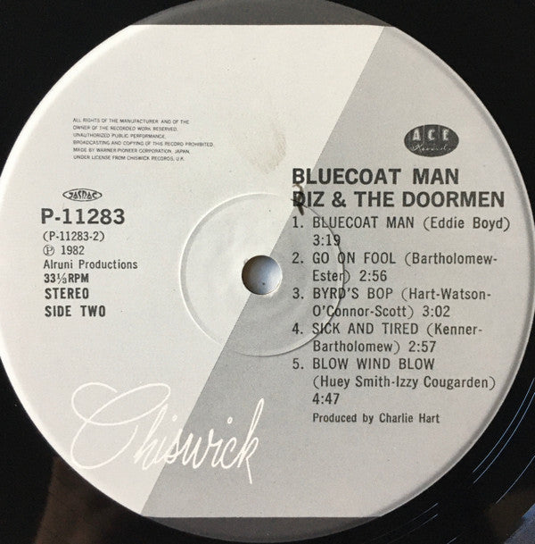 Diz & The Doormen - Bluecoat Man (Vinyl, LP, Album) Near Mint (NM or M-) / Very Good Plus (VG+)