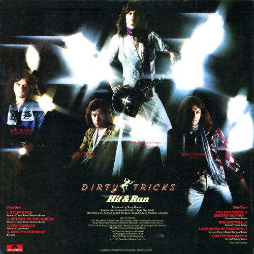 Dirty Tricks (2) - Hit And Run (Vinyl, LP, Album, Promo, Stereo) Near Mint (NM or M-) / Very Good Plus (VG+)