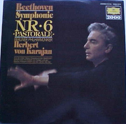 Ludwig van Beethoven - Symphony No.6 "Pastoral" Berlin Philharmonic Orchestra Herbert Von Karajan (Vinyl, LP, Album, Reissue) Good Plus (G+) / Very Good (VG)