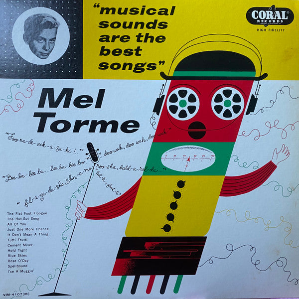 Mel Tormé - Musical Sounds Are The Best Songs (Vinyl, LP, Mono) Very Good Plus (VG+) / Very Good (VG)