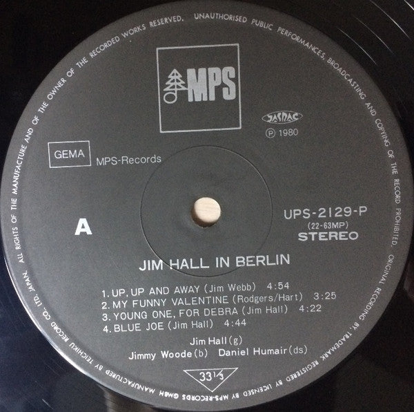 Jim Hall - It's Nice To Be With You (Vinyl, LP, Album, Reissue, Stereo) Very Good Plus (VG+) / Very Good (VG)